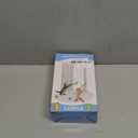 Interactive Cat Toys for Indoor Cats: Automatic Flying Bird Feather Wand Chase Exercise Enrichment Stimulation, USB Rechargeable Durable Safe Hanging Toy for Bored Kittens Adult Multi Cat Households (White)