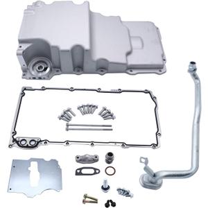 LS Engine Swap Oil Pan 302-2 Low Profile Compatible for LS1 LSX Camaro Nova F-body Extra Clearance