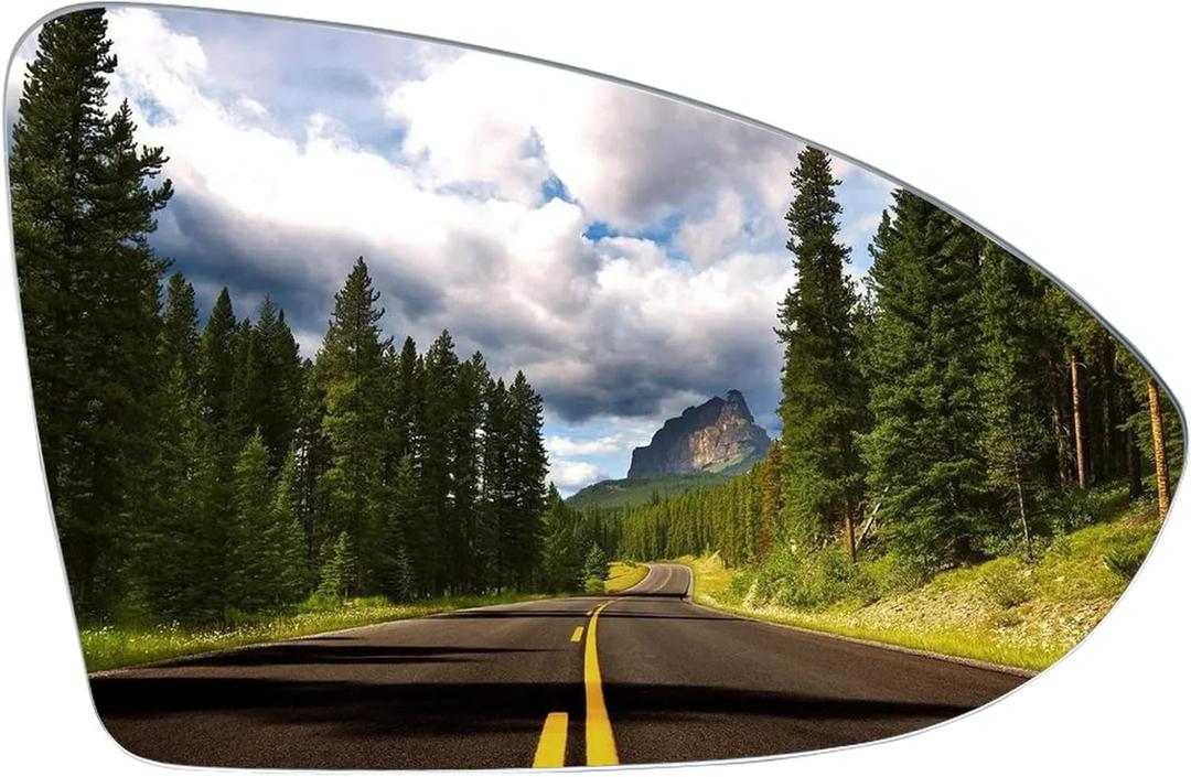 Passenger Side Mirror Replacement for Volkswagen VW Golf MK7, GTI, R, SportWagen, Alltrack, Jetta - Right Heated Mirrors Glass