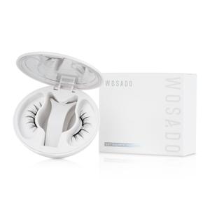 WOSADO Magnetic Eyelashes with Applicator Kit, No.14 FROST BLACK 21.5mm, Reusable Magnetic Lashes without Eyeliner, Glue-free False Lashes, Waterproof, Lightweight, Suit for Natural Makeup (1 pair (Pack of 1))