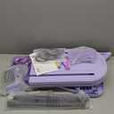 Pilates Board, Foldable Pilates Reformer Set for Home Workout with Timer, 6-in-1 Multifunctional Portable Reformer Pilates Machine at Home Pilates Equipment for Fitness, Exercise, Abs, Core Training (Purple)