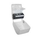 San Jamar Timeless Hands-Free Mechanical Paper Towel Dispenser, White, Commercial Grade, Universal Roll Compatibility, Touchless Operation, for Bathrooms and Kitchens