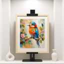 Adjustable Tabletop Easel Stand, Adjustable Metal Picture Frame Holder Stand for Display Up to 24" H, Desktop Art Display Stand for Painting, Photos, Canvas, Signs, Books