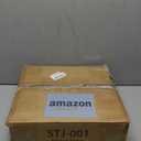 5 Gallon Water Bottle Jug Holder 3-Tier Organizer with Lockable Casters Heavy Duty Storage Rack Dispenser Stand With Wood Top Shelf for Kitchen Office Garage Black