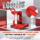 2 Pack Wall Jack, 1000 lbs Heavy Duty Wall Jacks for Framing, fit for 1-1/2 3-1/2 in Wood Pole and 1 in OD Steel Pipe, Malleable Casting Iron Wall Jack for Lifting Wall Beams