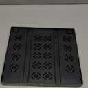 Locker Organizer Shelf Adjustable Width and Height, Ideal Locker for School, Office, and Gym Lockers (Black)