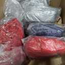 Realspring Inflatable Bean Bag Chairs Outdoor Blow up Camping Chairs Inflatable Lazy Sofa Folding Portable Bean Bag Loungers Couch for Movie Night(Coffee,Blue,Red,6 Pcs)