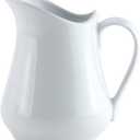HIC Creamer Pitcher with Handle, Fine White Porcelain, 8-Ounces