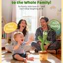 Dancing Talking Cactus Baby Toys 0-6 3-6 6-12 12-18 Months, Toddler Boys Girls Gifts for 2 3 4 5 6 7 8 9 10 Month Old Baby Toy Singing Mimicking Recording Repeating What You Say with 120 English Songs