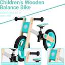 Wooden No-Pedal Balance Bike