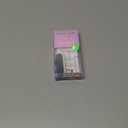 BTArtbox Press On Nails Almond - Amber Hoops, Tortoise Shell Short French Tip Press On Nails with Glue and Adhesive Tabs for Women, Soft Gel Glue On Nails in 16 Sizes - 32 Stick On Nails Kit