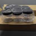 Domensi 32 Pcs 2 oz Glass Jars with Lids Travel Size Round Leakproof Empty Cosmetic Jars with Inner Liners Lid for Storing Makeup Lotions Face Cream Ointments Candle DIY Making (Pea Green)