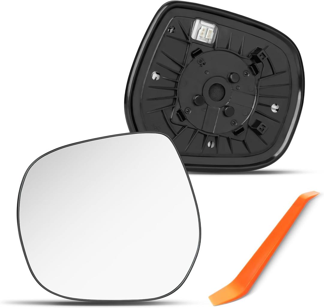 Driver Side Mirror Compatible with Lexus GX460 2010-2019, Lexus LX570 2008-2015, Toyota Land Cruiser 2012-2016, Left Side Mirrors Replacement Glass, Power Heated
