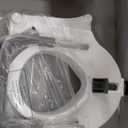 Drive Medical RTL12027RA 2-in-1 Raised Toilet Seat with Removable Padded Arms, Standard Seat