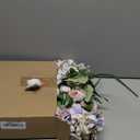 Zeyune 16 Bunches 12 Inch Artificial Mini Rose Bouquet 160 Heads Bridal Flower Bouquets Fake Silk Rose Bulk for Valentine's Day Wedding Bridal Shower Home Office Garden(Purple and Light Purple)