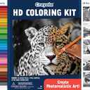 Crayola HD Coloring Kit, 30 Colored Pencils & 20 Adult Coloring Pages, Coloring Set for Adults & Teens, Coloring Supplies