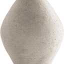 Signature Design by Ashley Hannela 12" Modern Distressed Polyresin Vase, Antique Tan
