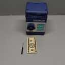 GuDoQi Piggy Bank for Boys Electronic Coin Money Bank Toy for 3 4 5 6 7 8 9 10 Year Old Children, Mini ATM Cash Coin Saving Box for Birthday Gifts Kids Age 3-10, Navy