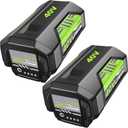 2Pack Upgraded 7500mAh OP4026A Battery Replacement for Ryobi 40v Battery 7.5Ah Compatible with Ryobi 40v Lithium OP40601 OP4050A OP4040 OP4075A Compatible with Batteries 40V Power Tools (2-Pack)