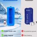 YOUSHARES Insulin Vials Cooler Travel Case - TSA Approved Diabetic Medication Vial Cooling Bag with Protective Ice Brick, Refrigerated Diabetes Supplies Organizer, Small Bottle Carrying Storage