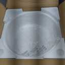 Black Flush Mount Ceiling Light Fixtures, 2-Light Ceiling Mount for Farmhouse with Seeded Glass Lampshade, Industrial Flush Mount Light Fixture Farmhouse for Hallway, Kitchen, Entryway and Foyer