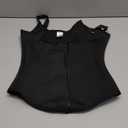 Nebility Waist Trainer for Women Corset Shapewear with Zipper Women's Waist Cincher Tank Top with Adjustable Straps (Medium, Black)