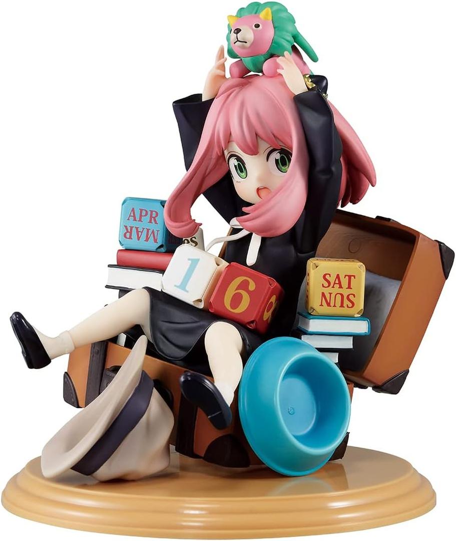 Ichibansho Bandai Spirits Spy x Family - Anya Forger with Block Calendar (Mission Start ver. 1.5), Collectible Figure