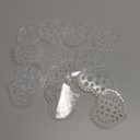 Zeyune 16 Pcs Small Flower Polymer Clay Molds Mini Leaf for Jewelry Making Rose Daisy Silicone Earring Cutters(Fresh)