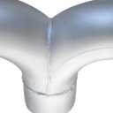 EXHAUST ELBOW 5inch Splitter Pipe Aluminized