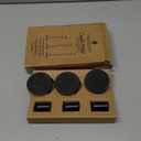 Candle Holder - 3 PCS Candlestick Holders - Vintage Candle Stick Holder - Modern Decorative Centerpiece - Cozy Atmosphere Gift for Home Decor, Wedding, Black Taper