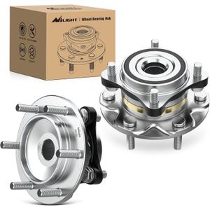 Nilight Front Wheel Bearing and Hub Assembly for Toyota Tacoma 2005-2018, 4Runner 2003-2018, FJ Cruiser 2007-2014, Lexus GX460 2010-2018, GX470 2003-2009, 4WD w/6 Lugs-950-001 2Pack
