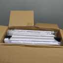 Furnulem White Tall Dresser for Bedroom,Vertical Storage Tower Unit and End Table with 6 Fabric Drawers, Nightstand Furniture with Drawer Organizer in Living Room,Closet,Entryway,Hallyway