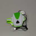 LED Reflective Running Vest with Front Light,Running Lights for Runners,Reflective Running Gear for Men/Women Running,Cycling or Walking, High Visibility Warning LED Lights (Green)