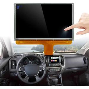 8" Touch Screen Digitizer Replacement for Chevy Silverado GMC Sierra Tahoe Yukon 2014-2019 MyLink Navigation Radio Display Repair Kit Fix Ghost Touch Bubbles Compatible with LCD DJ080PA-01A