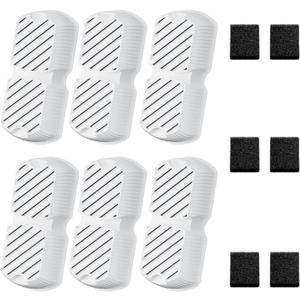 GROOKPET Dog Water Fountain Filters: 12 Dog Fountain Filters - Pet Water Fountain Filters Replacement - Including 6 Filters + 6 Sponges - Suitable for GROOKPET Dog Water Fountain for Large Dogs