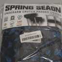 Underarm Crutch's Pad and Hand Grip Covers Universal Forearm Handle Padded Cushion Sets Accessories for Crutches (Blue Butterfly)