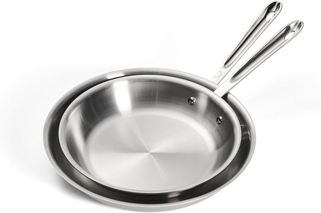 All-Clad D3® Stainless Steel Fry Pan Set, 10&12-inch, Made in the USA