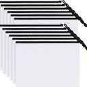 12 Pcs A3 Zipper Mesh Pouch,Large Plastic Mesh Zipper Bags,A3 Plastic Zip File Folders Document Organizer Bags