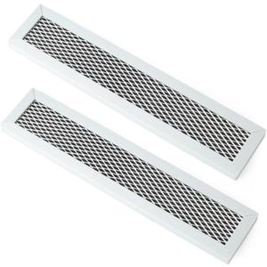 2Pcs Microwave Filters Compatible with Frigidaire FGMV17WNVFA FMV152KSA FMV152KBA FMV152KMA FMV152KQA FMV152KWA FMV157GBA Microwave Oven Charcoal Filter Replacement Part