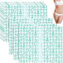 50 Pcs Waterproof Tape Self-Adhesive Body Tape for Skin Transparent Film Invisible Bandage Tape Anti Chafing Thigh Tape for Women Girls (4.9*4.9inch)