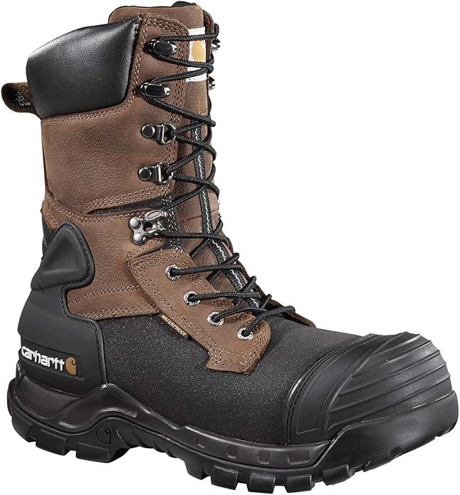 Carhartt Men's Yukon Pac 10-Inch Work Boots, Size US 8 