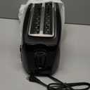 Elite Gourmet ECT4829B Long Slot 4 Slice Toaster, 6 Toast Settings Toaster Defrost, Reheat, Cancel Functions, Slide Out Crumb Tray, Extra Wide Slots for Bagels Waffles, Black