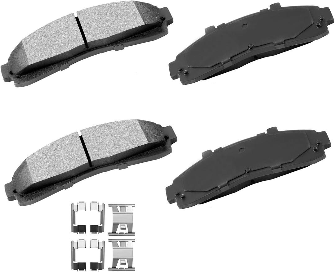 cciyu D652 Front Ceramic Brake Pads Kit - 4pcs Fit Ford Explorer, Ranger, Mazda B2300, B2500, B3000, B4000, Mercury Mountaineer