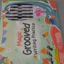 TIME X Magic Grooved Writing Practice Books, Reusable 3D Groove Handwriting Practice Workbooks for Kids Ages 3-8, Large Preschool Writing Books with Disappearing Ink for Kids 5-7 (Practice 6-Books)