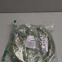 Idyllic Eucalyptus Leaves Wreath Metal Polyester Fabric Paper Round Green Wreath 22 Inches for The Front Door Decor