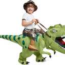 One Casa Inflatable Dinosaur Costume Kids,Blow Up Ride T Rex Suit,Halloween Costumes for Boys Girls