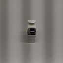 Metal Lighted Doorbell Button, Heavy Duty Metal Wired Door Bell Push Button LED Wall Mounted Doorbell Switch for Universal Garage Door Opener Switch, White Light, Property In Copyright(Black)