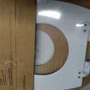 Mayfair Cassel Slow Close Toilet Seat, Easy Clean, Non Slip Premium Wood Seat, Easy Install, Made in USA, Elongated, White