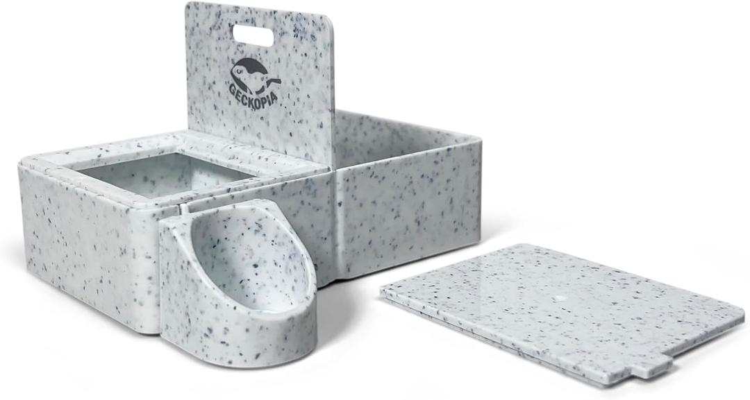 Geckopia Triple Dish | Marble