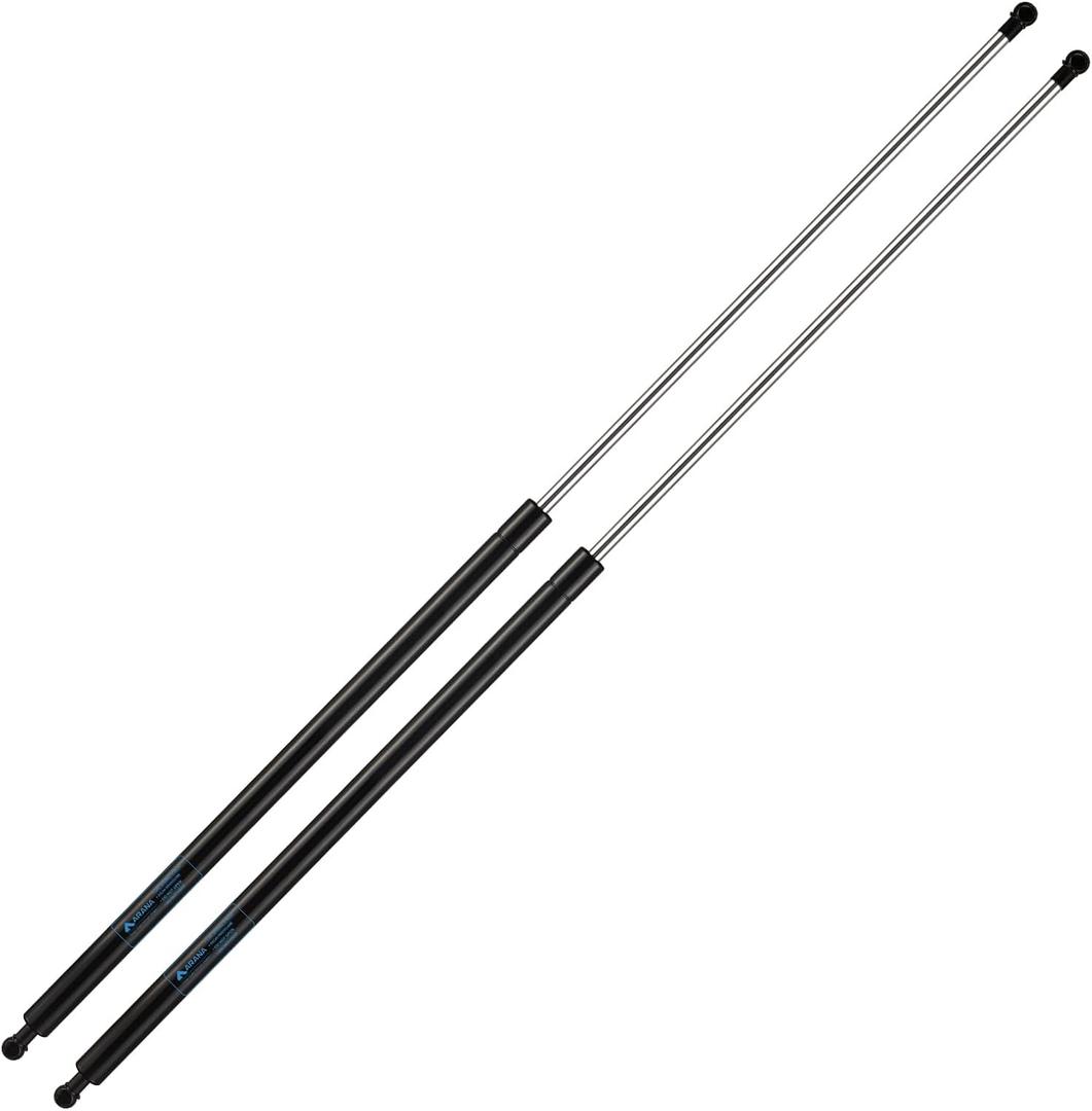 ARANA SF440M120 Gas Struts 44 inch 120Lb, 44" Extra Long Lift Support with 13MM Ball Socket for Snowmobile Trailer Heavy-Duty Truck Cover Tonneau Cover Trap Door(Fit 100-130lbs Lid), 2Pcs